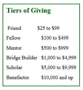 Tiers of Giving